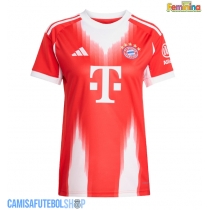 Camisa de time de futebol Bayern Munich Nicolas Jackson #11 Replicas 1º Equipamento Feminina 2025-26 Manga Curta